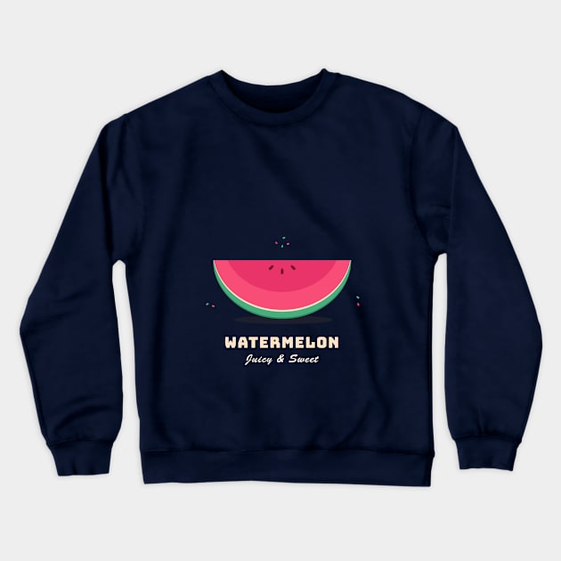 watermelon Crewneck Sweatshirt by ballano